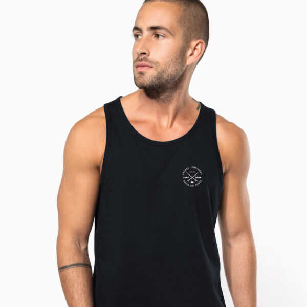 A bold black tank inspired by Tonel’s powerful waves and surf energy. Lightweight, flattering, and perfect for warm days or layered coastal looks.