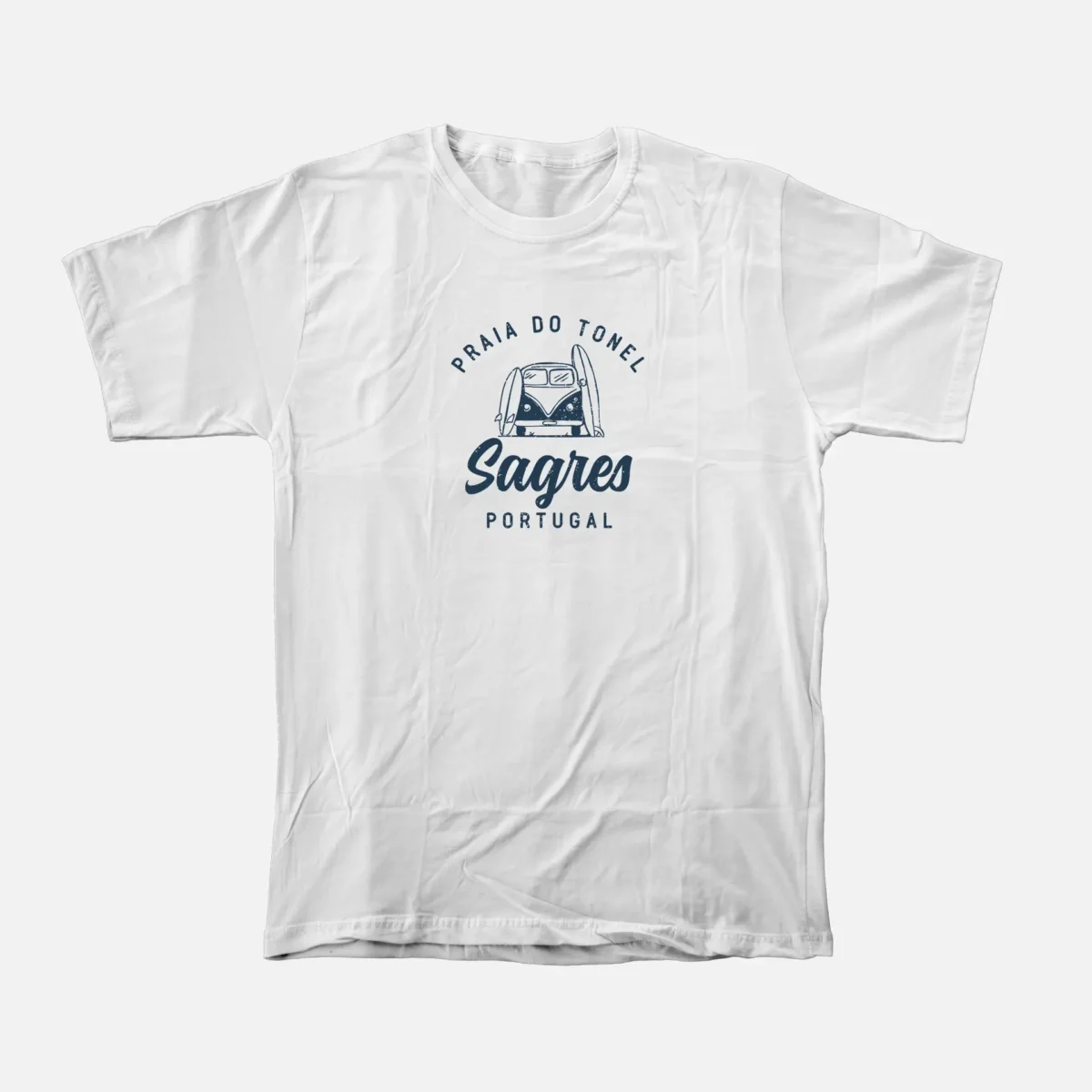 Tonel Beach Algarve T-Shirt – Surf Portugal Nature Design