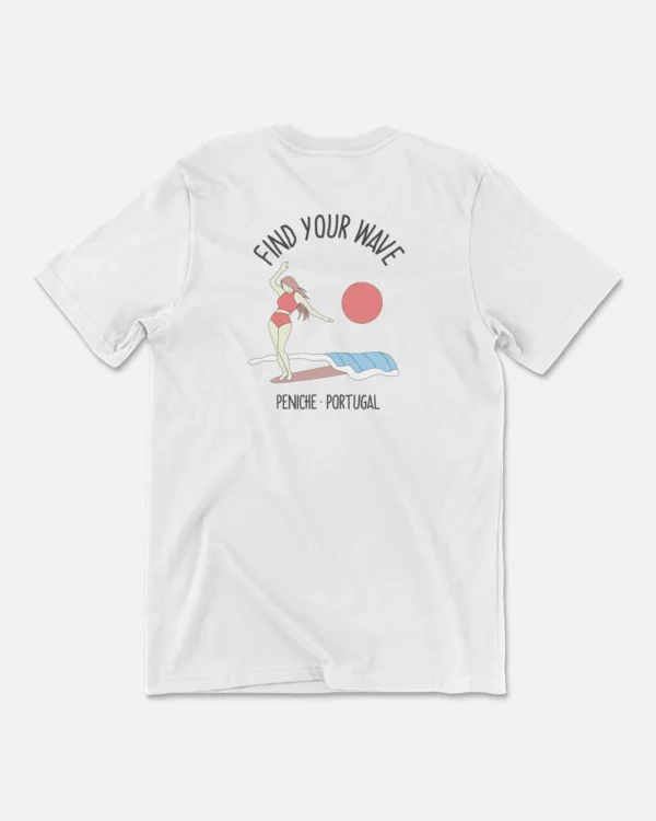 Find Your Wave T-Shirt White