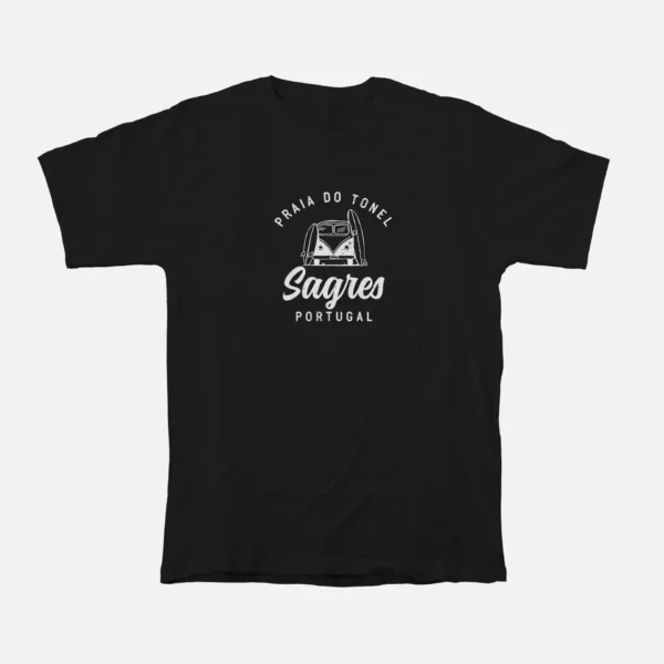Tonel Beach Algarve T-Shirt – Surf Portugal Nature Design