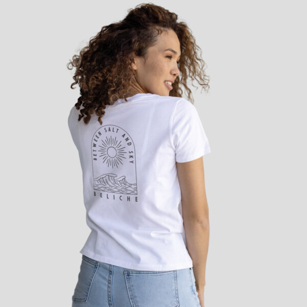 Modern wooden bunk bed from the ‘Between Salt and Sky’ collection, featuring minimalist lines and coastal-inspired design.