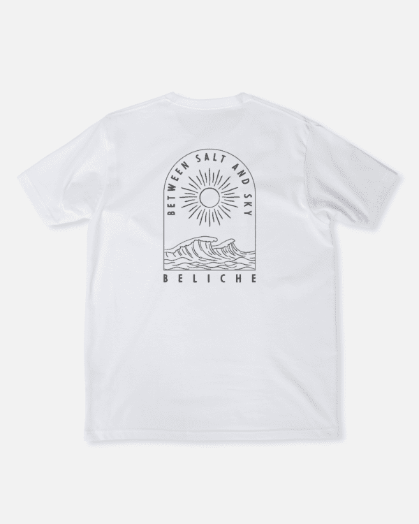 Women’s T-shirt White Salt back view