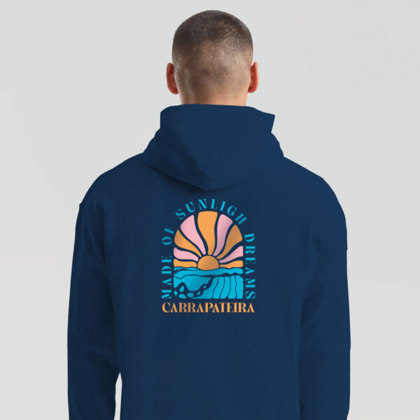 sweat carrapateira navy back