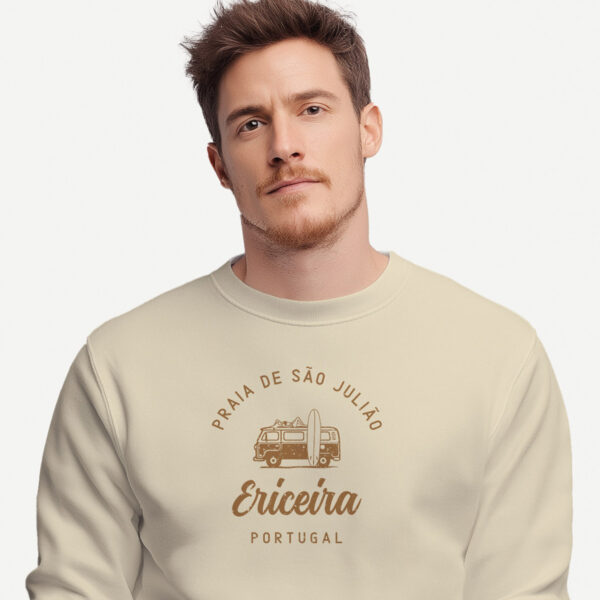 A cozy, coastal-inspired sweatshirt celebrating the iconic São Julião Beach in Ericeira. Soft, warm, and perfect for breezy seaside days or relaxed everyday wear.