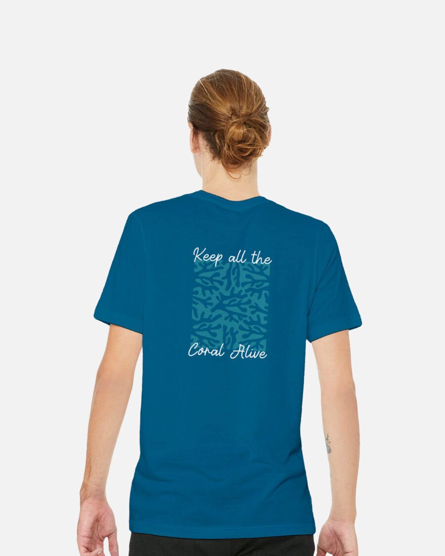 Premium Coral Alive T‑Shirt with eco‑friendly crewneck design
