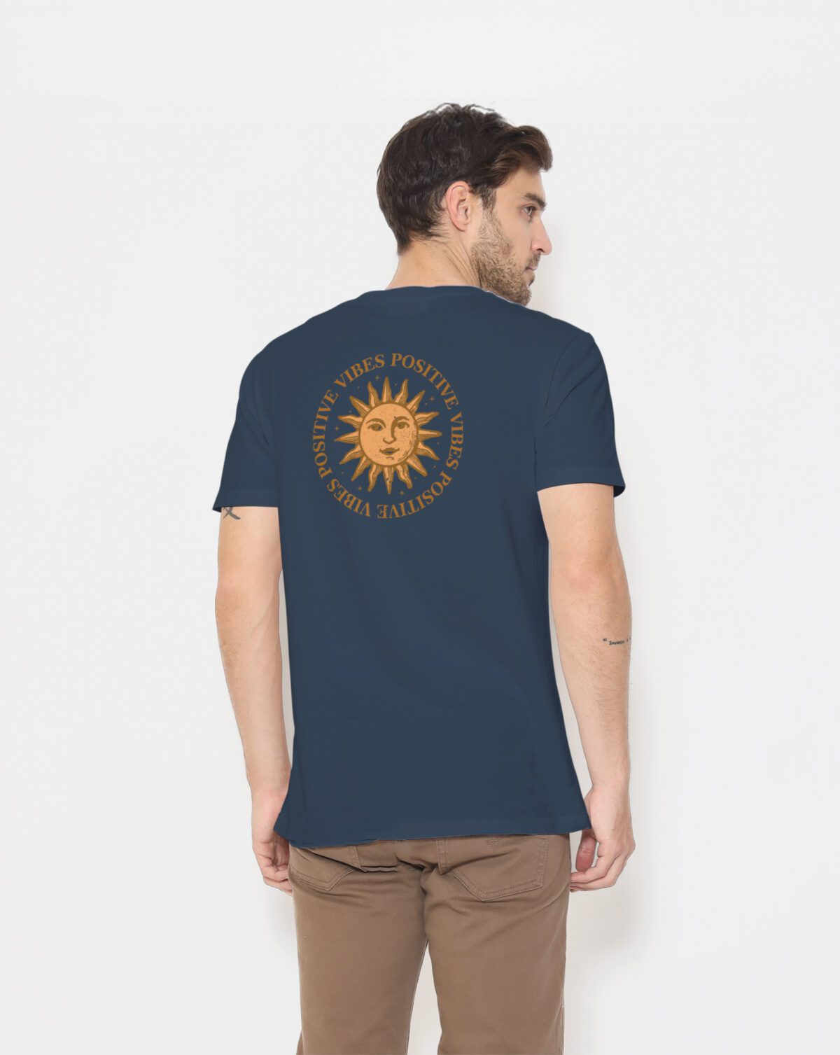 Positive Vibes T‑Shirt recycled blend unisex crewneck